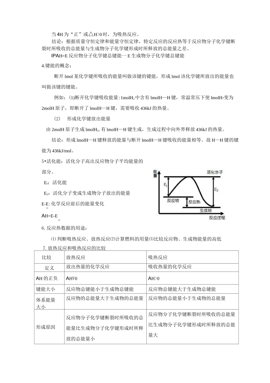 高中化学总复习        反应热的核心知识_第2页