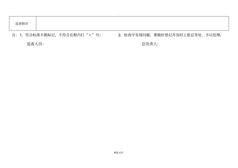 每日消防安全巡查记录表_第2页