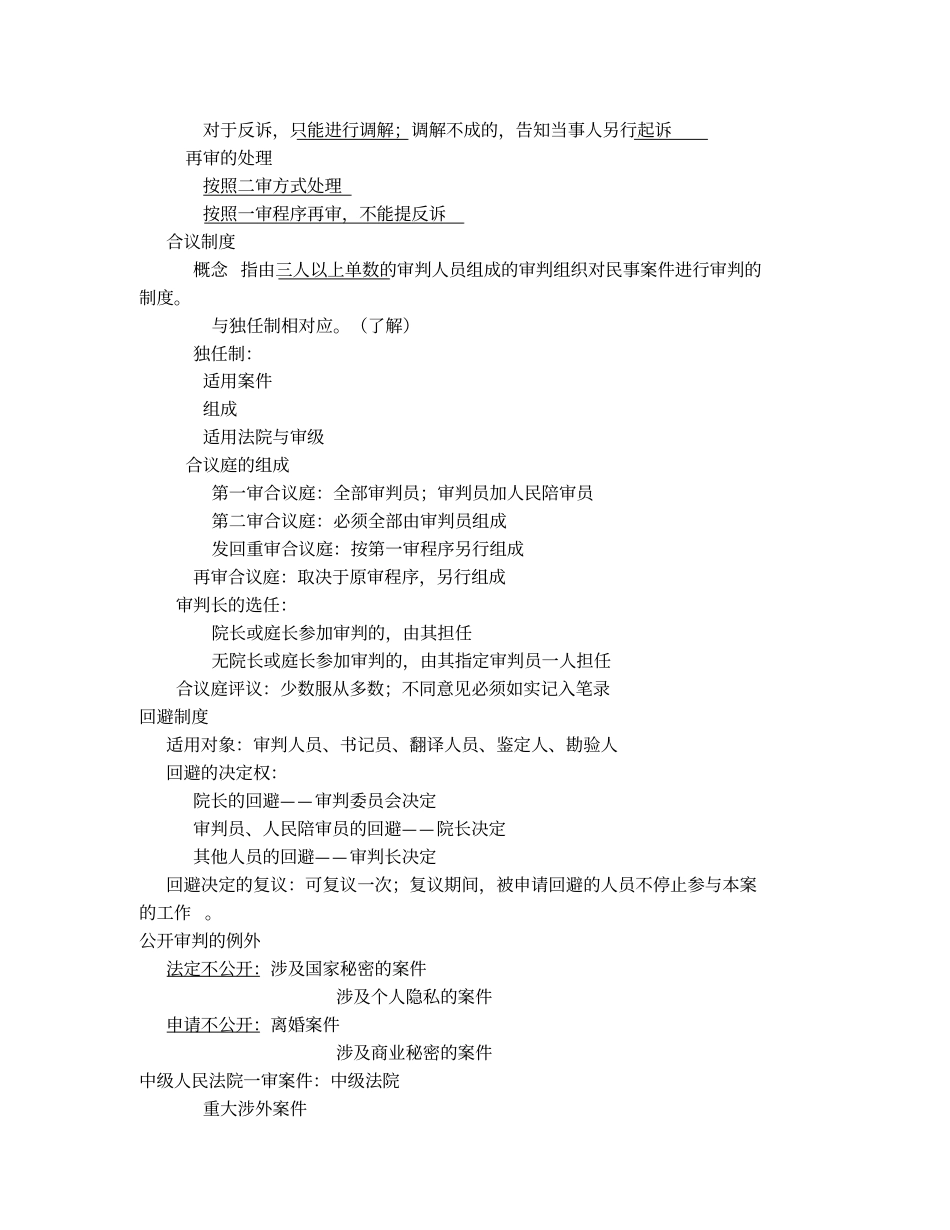 民事诉讼重点知识讲解_第2页