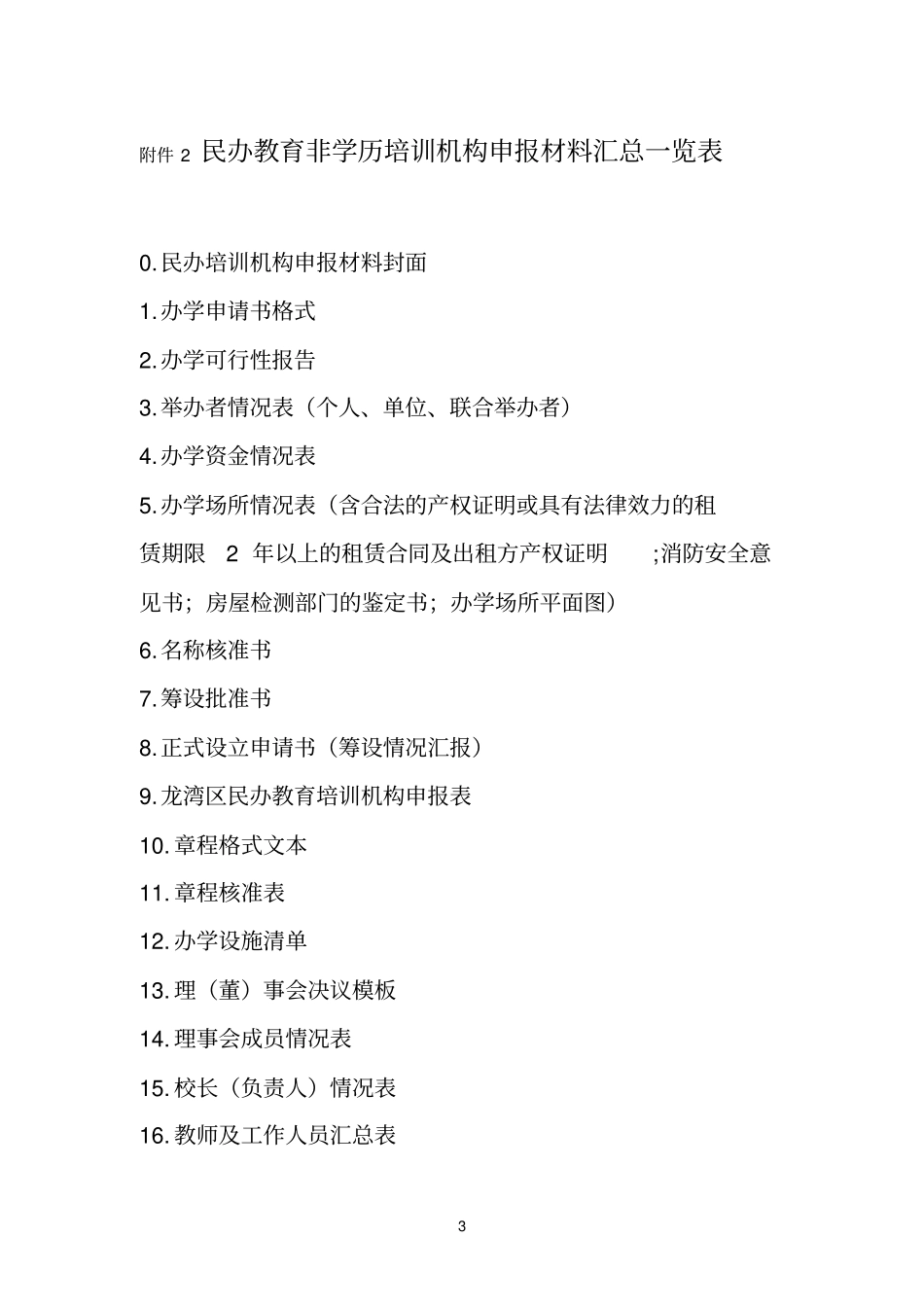 民办非学历教育培训机构设立行政许可_第3页