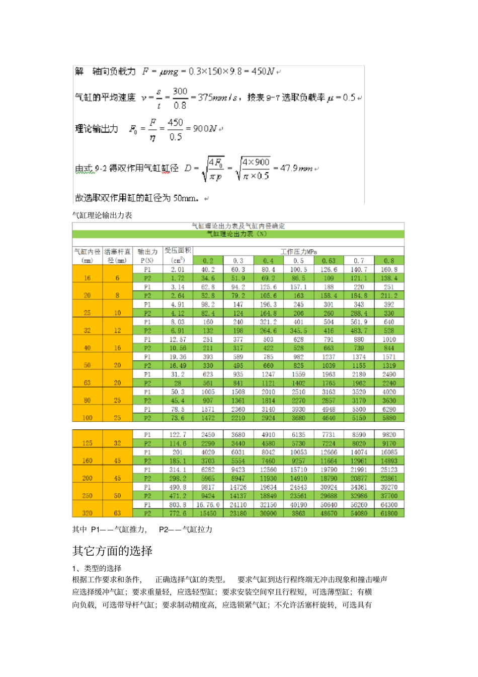 气缸选型与计算_第2页