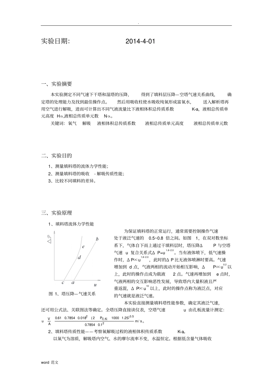 氧解吸试验报告北京化工大学_第2页