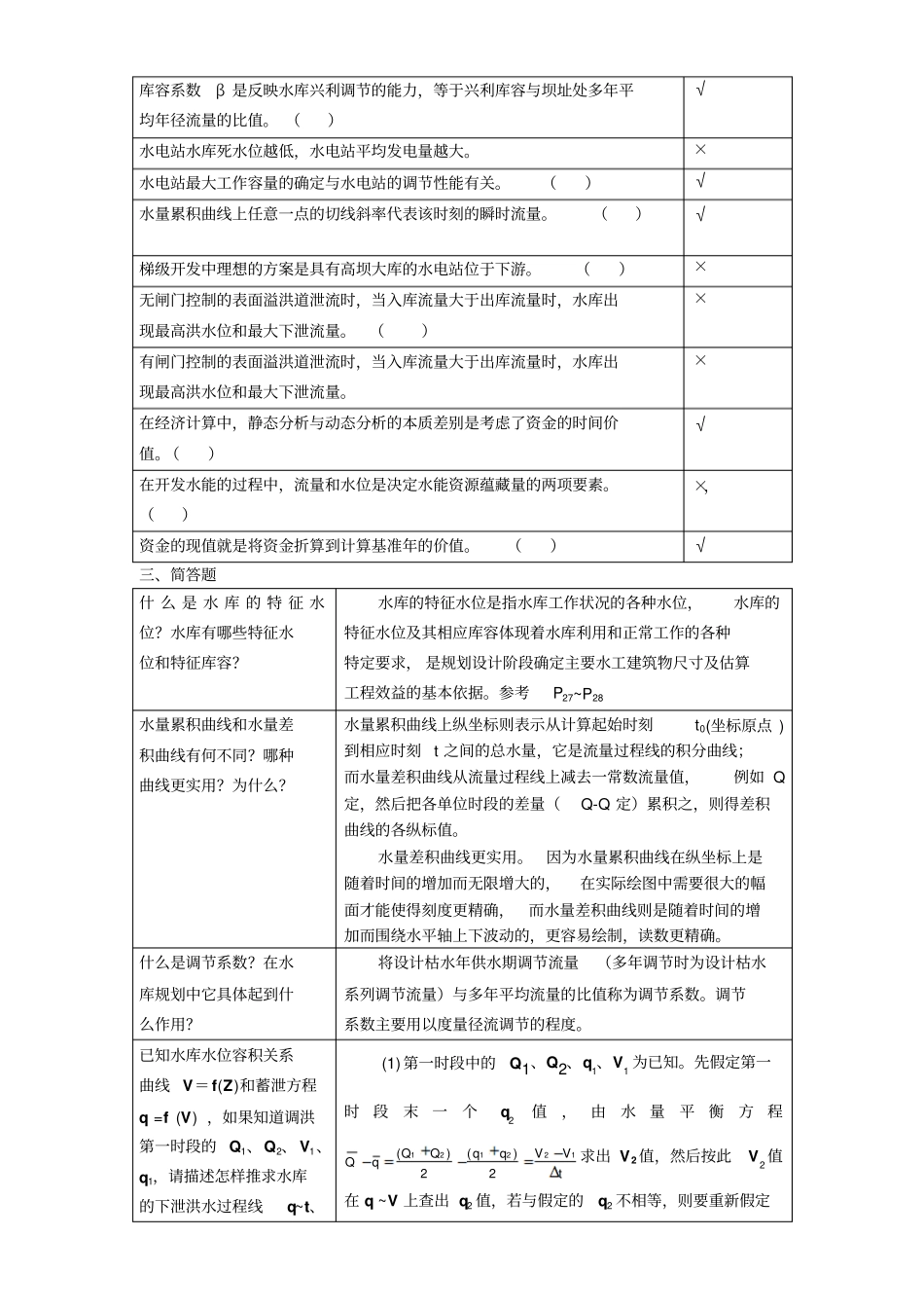 水利水能规划复习思考题20111讲解_第3页