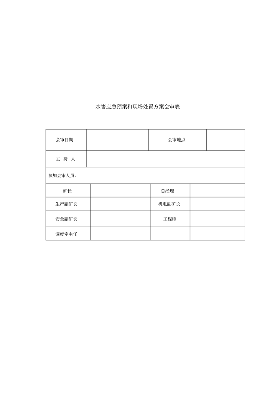 水害应急处置预案与现场处置方案_第3页