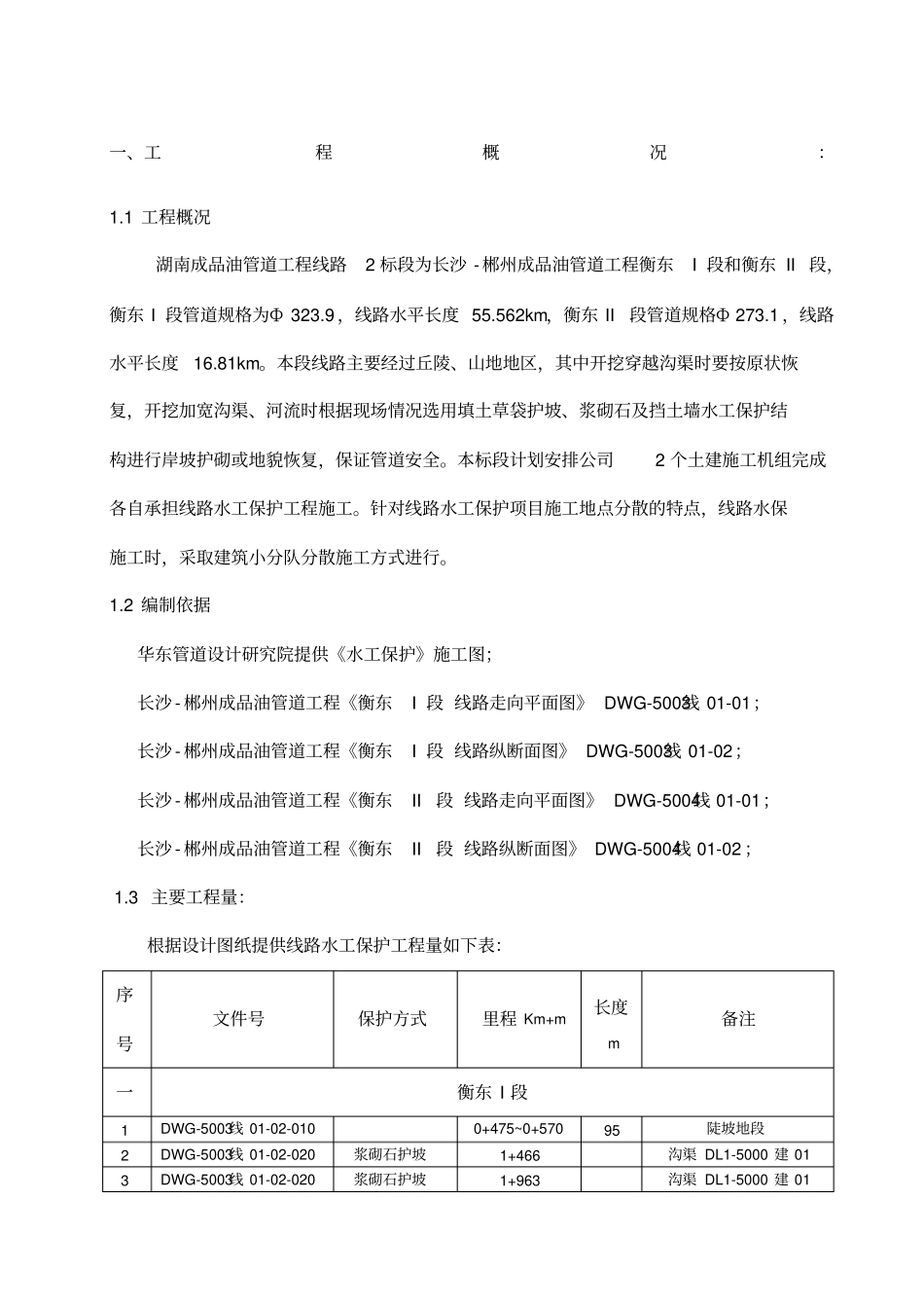 水工保护施工方案_第1页