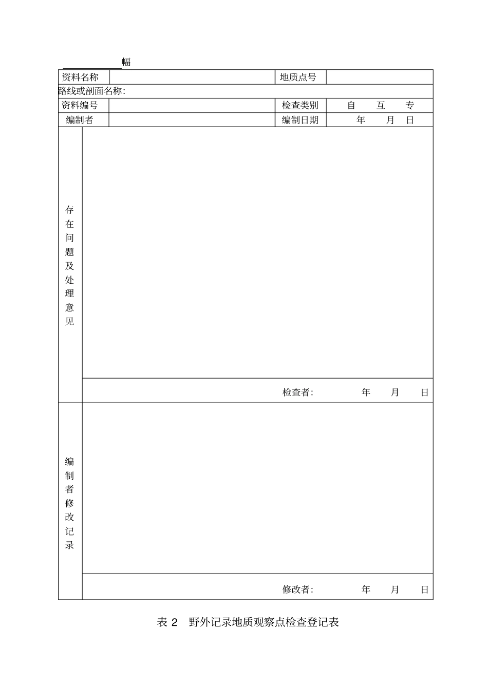 水工环地质调查项目野外验收评分表_第3页