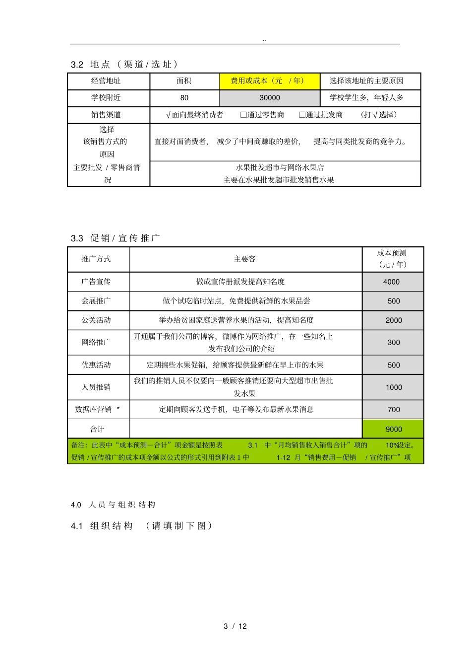 水果批发商业项目计划书_第3页