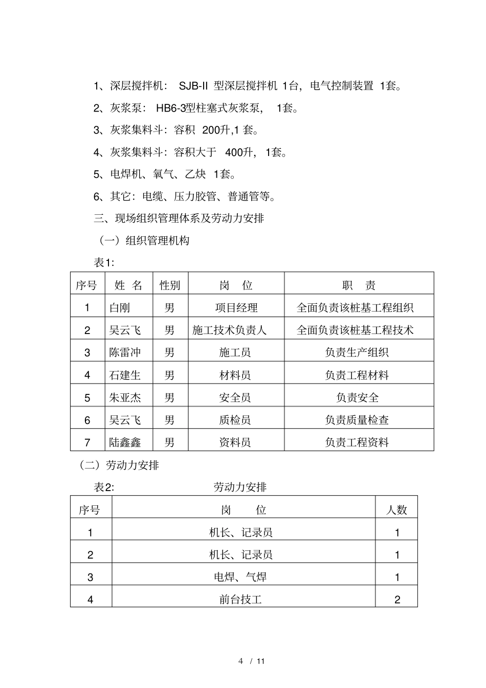 水泥搅拌桩止水帷幕施工方案_第2页