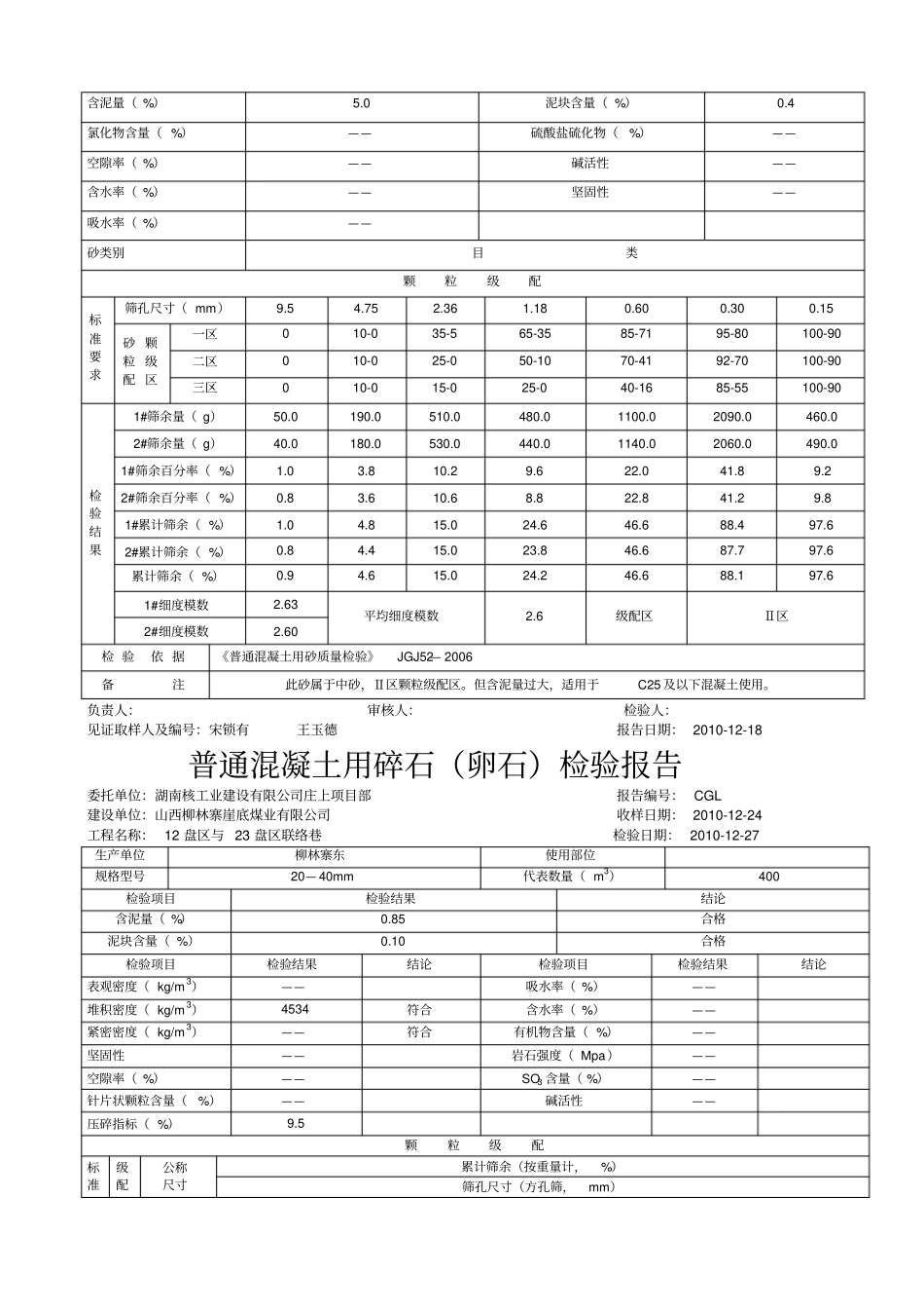 水泥物理性能检验报告_第3页