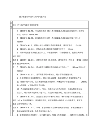 水泵房设计要点