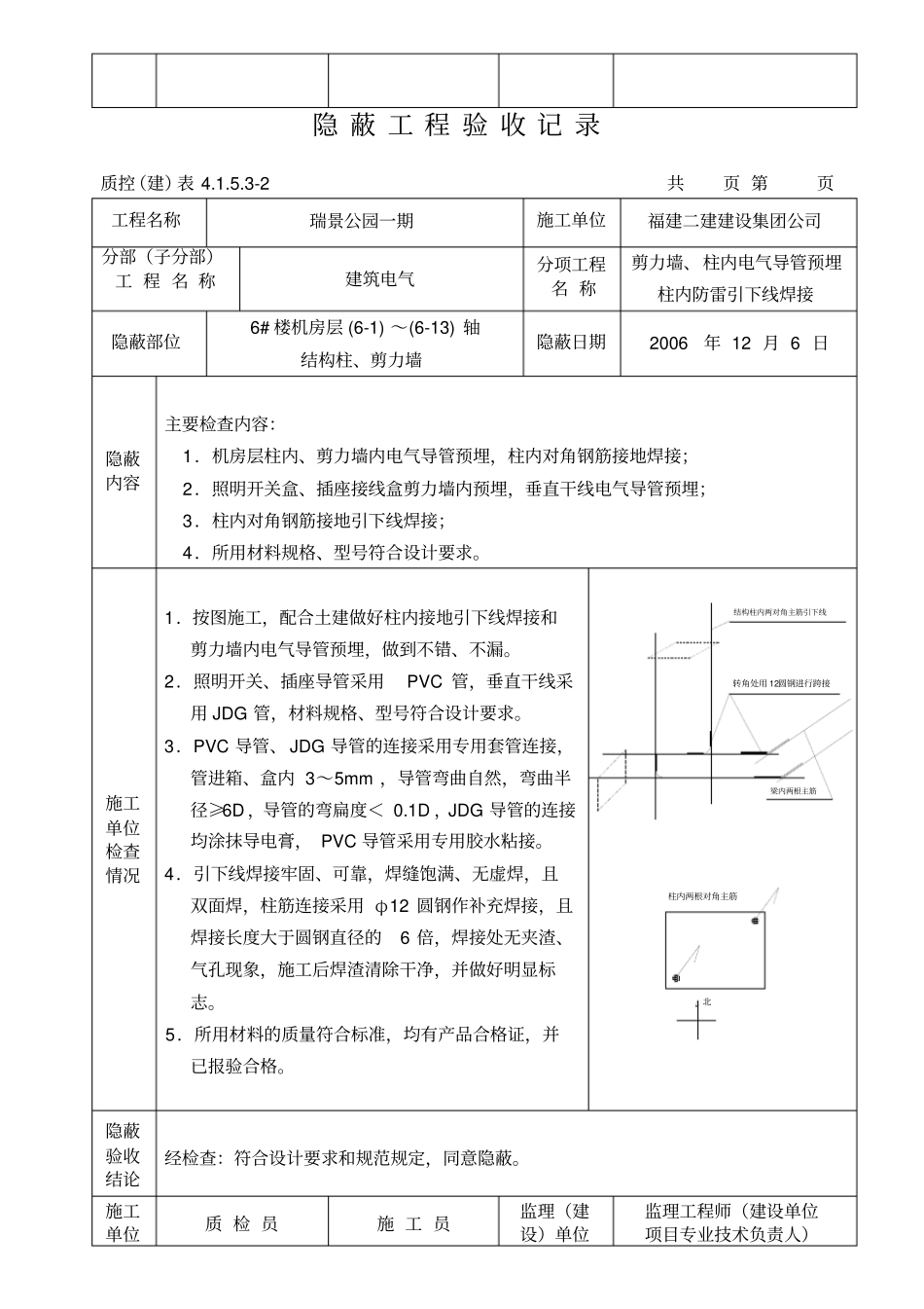 水电隐蔽工程验收记录范例_第3页