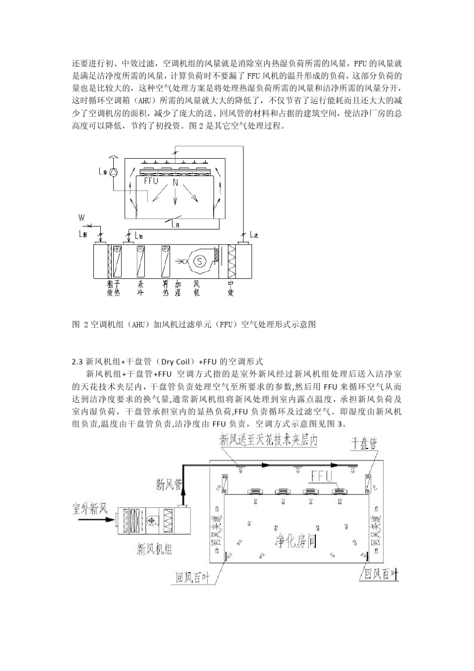 “干盘管”在电子洁净厂房中的应用_第3页