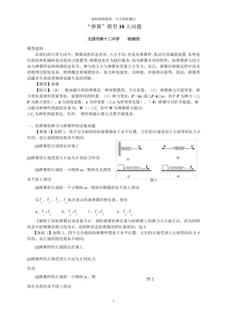 “弹簧”10大模型