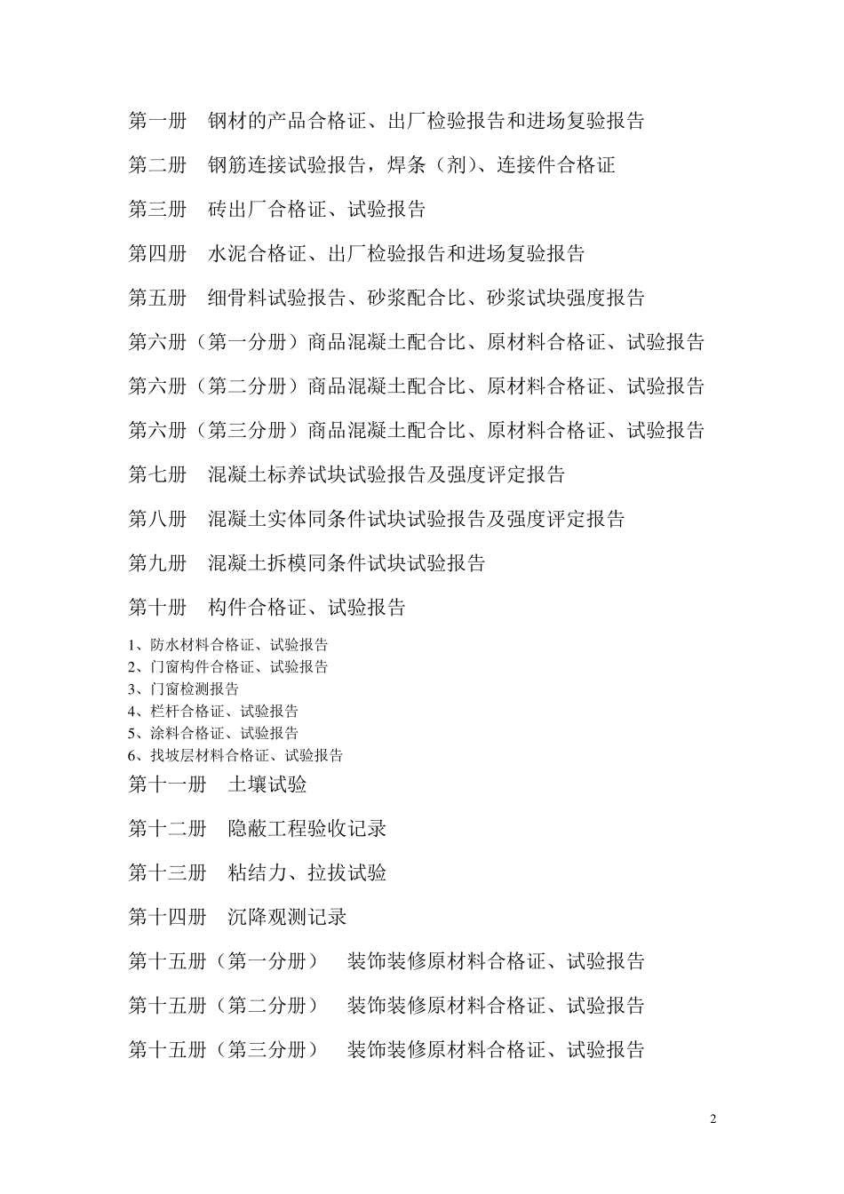 “鲁班奖”工程资料目录_第2页