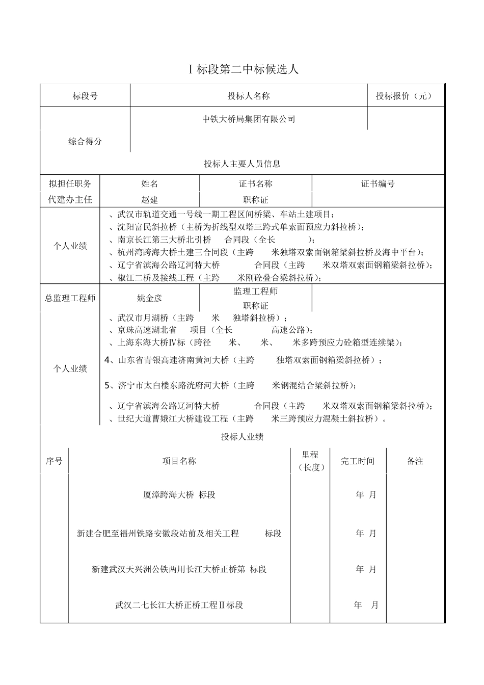Ⅰ标段第一中标候选人_第3页