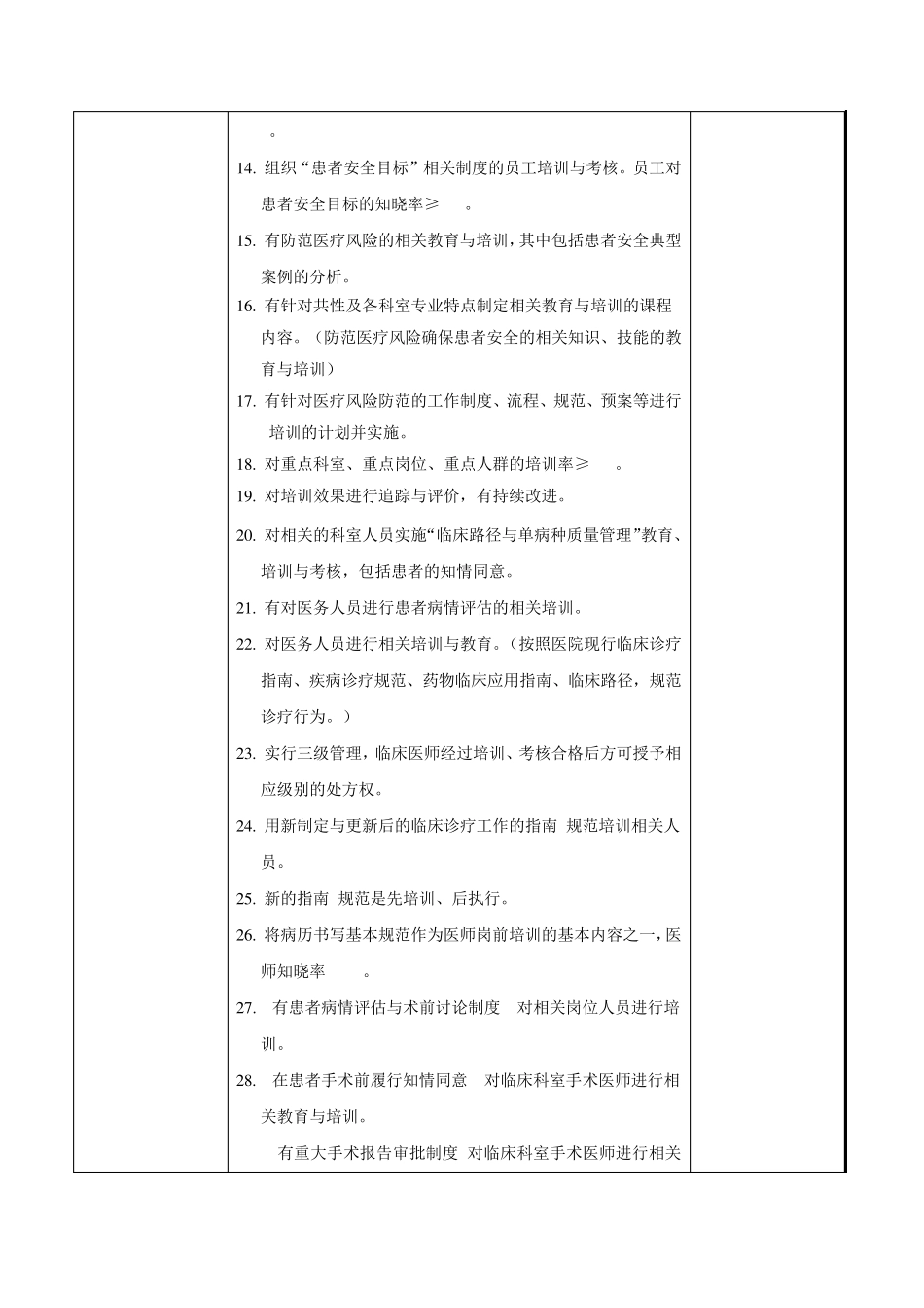 ★★★★★等级医院评审各部门要求培训内容_第2页