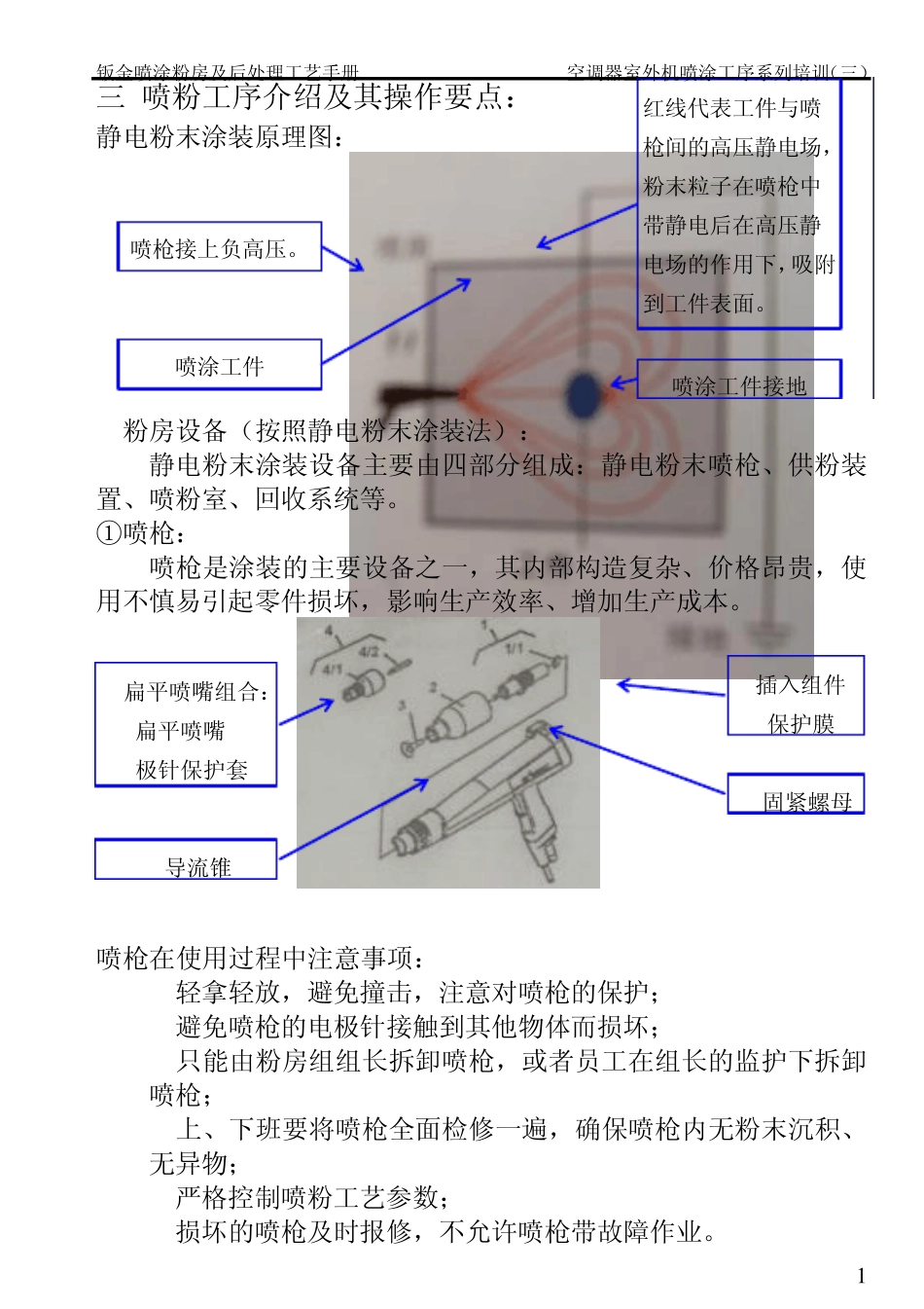 ★钣金喷涂粉房及后处理工艺手册★_第1页