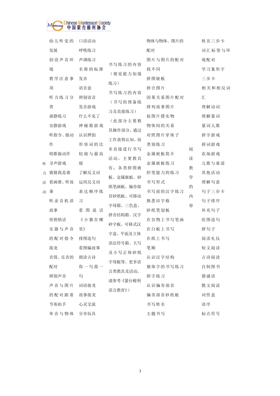 《36岁儿童学习与发展指南》“语言”领域蒙台梭利教学施教指导篇_第3页