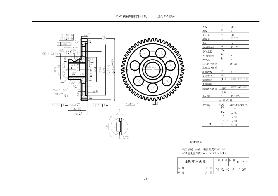 《AUTOCAD2004机械制图零件图集》——盘类零件部分(051100)_第1页