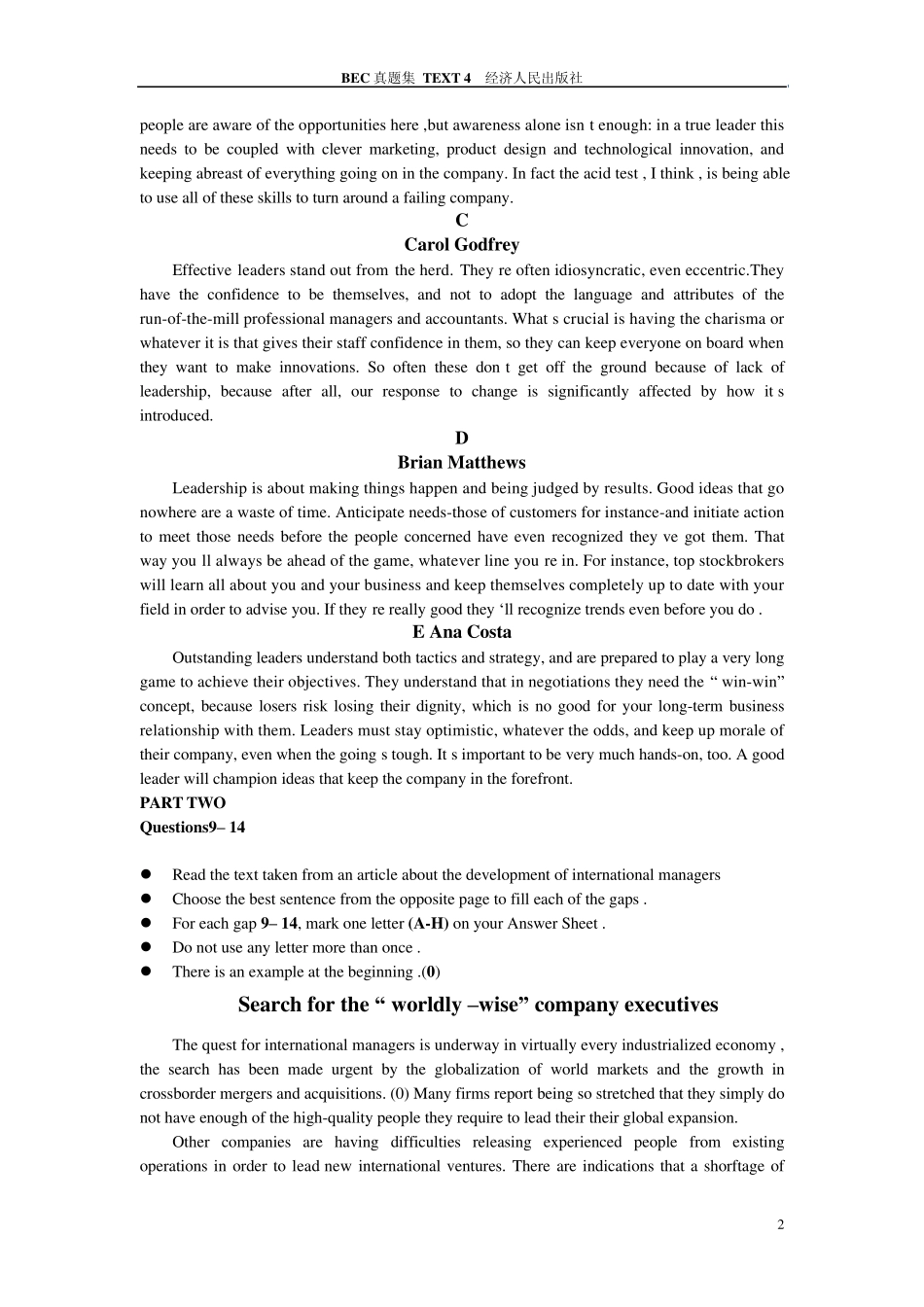 《BEC高级真题集》Text4_第2页