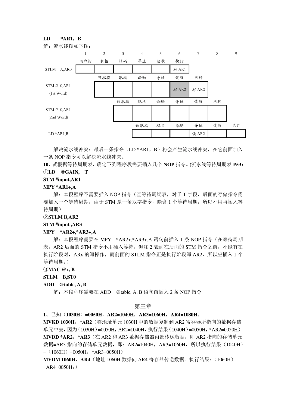 《DSP原理及应用》邹彦主编课后答案(个人终极修订版)_第2页