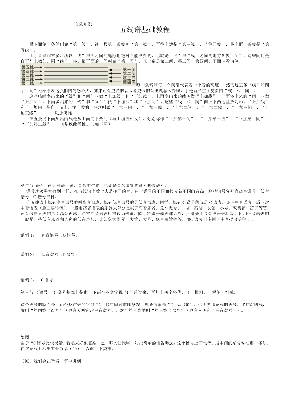 《五线谱基础教程》_第1页