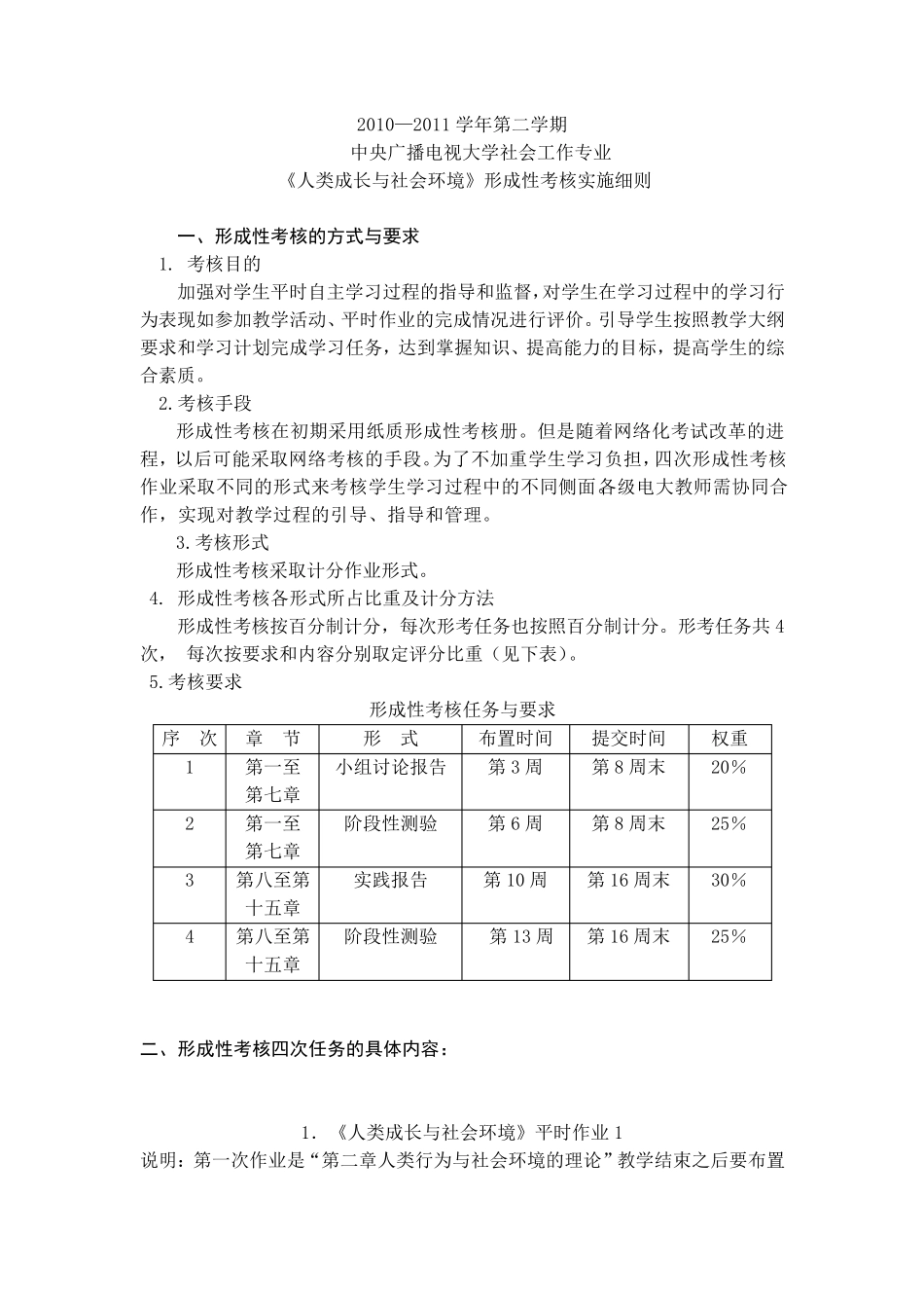 《人类成长与社会环境》形考作业14答案_第1页