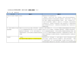 《企业会计准则讲解》新旧比较05
