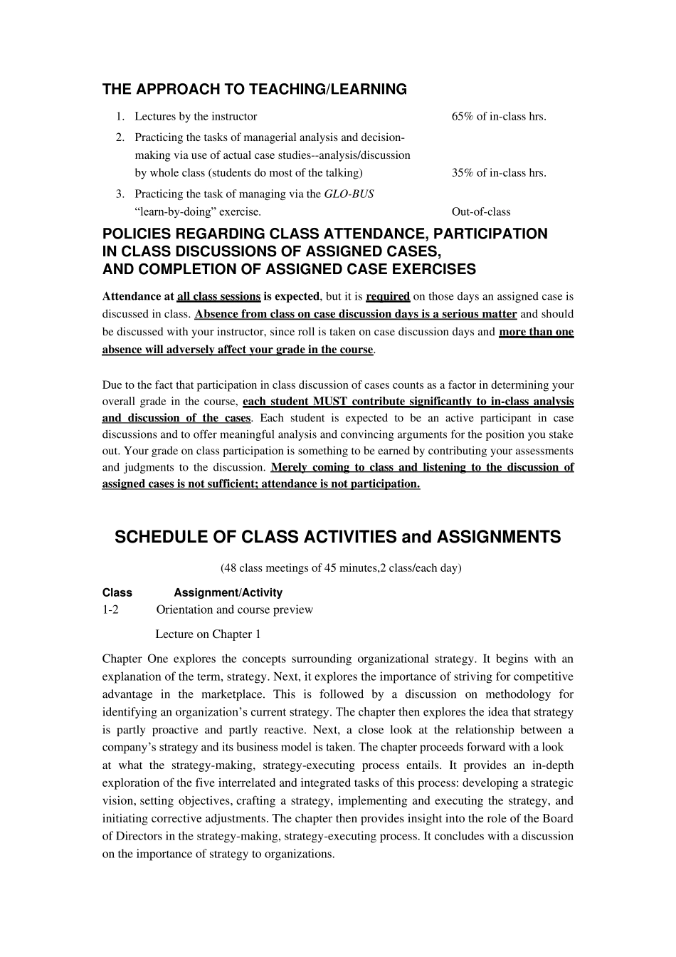 《企业战略管理》教学大纲(英文)。doc_第3页