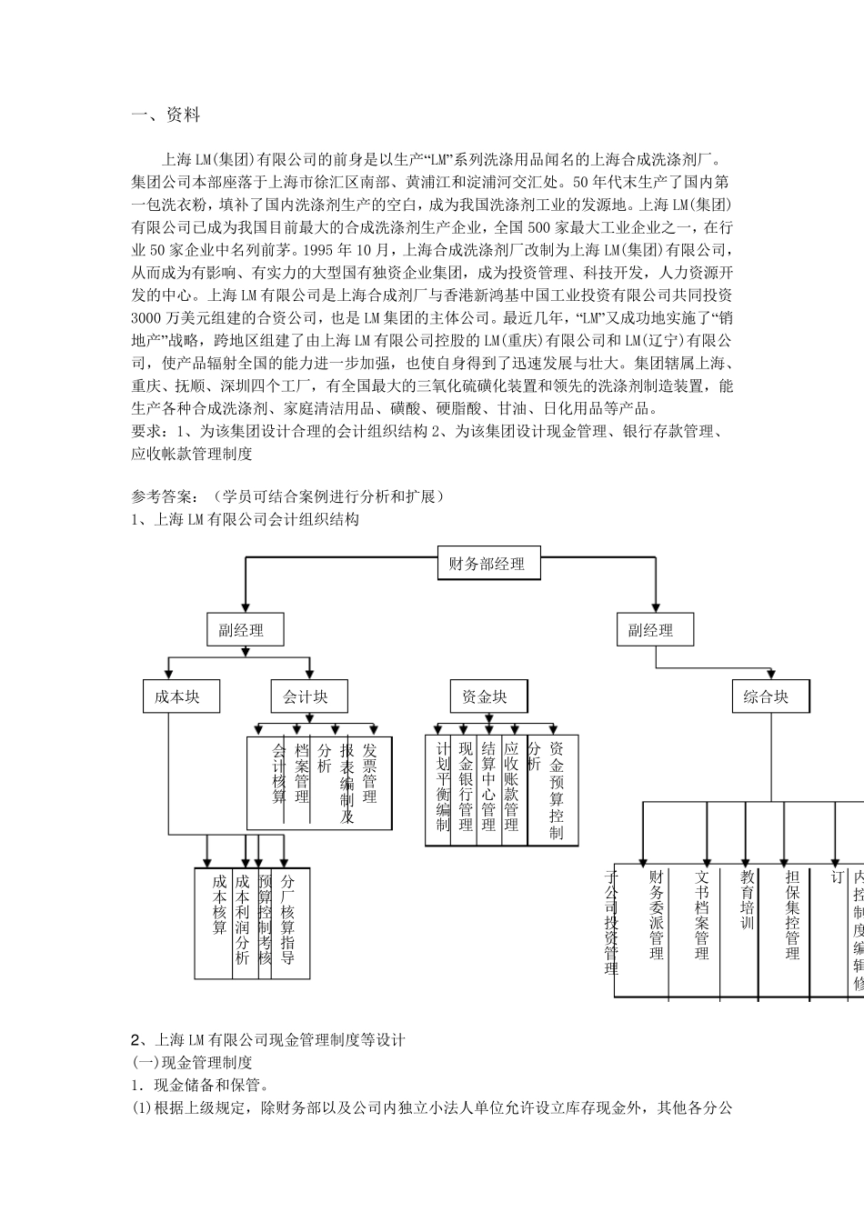 《会计制度设计》案例4则_第1页