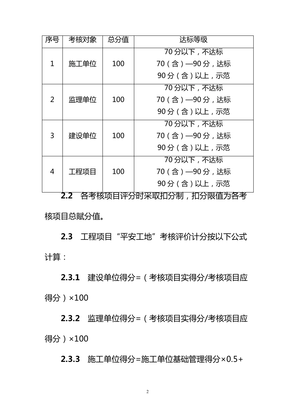 《公路水运工程“平安工地”考核评价标准》_第2页
