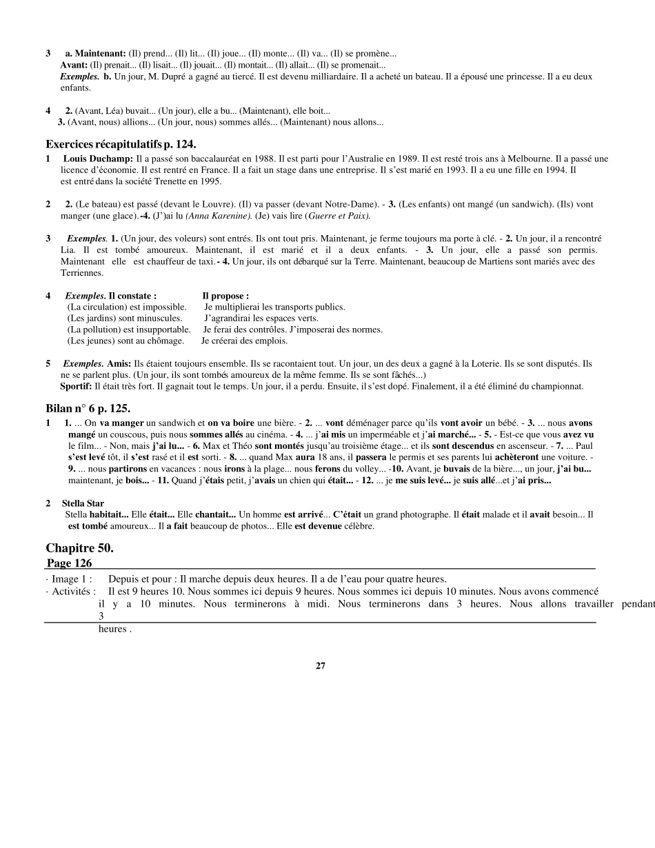 《初级法语语法渐进》附练习四百题及答案word版3_第3页