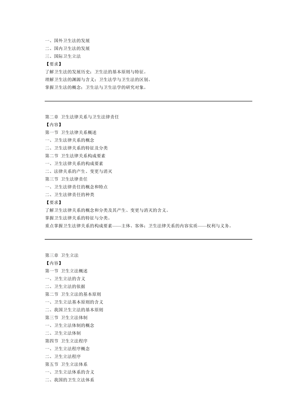 《卫生法学》教学大纲_第2页