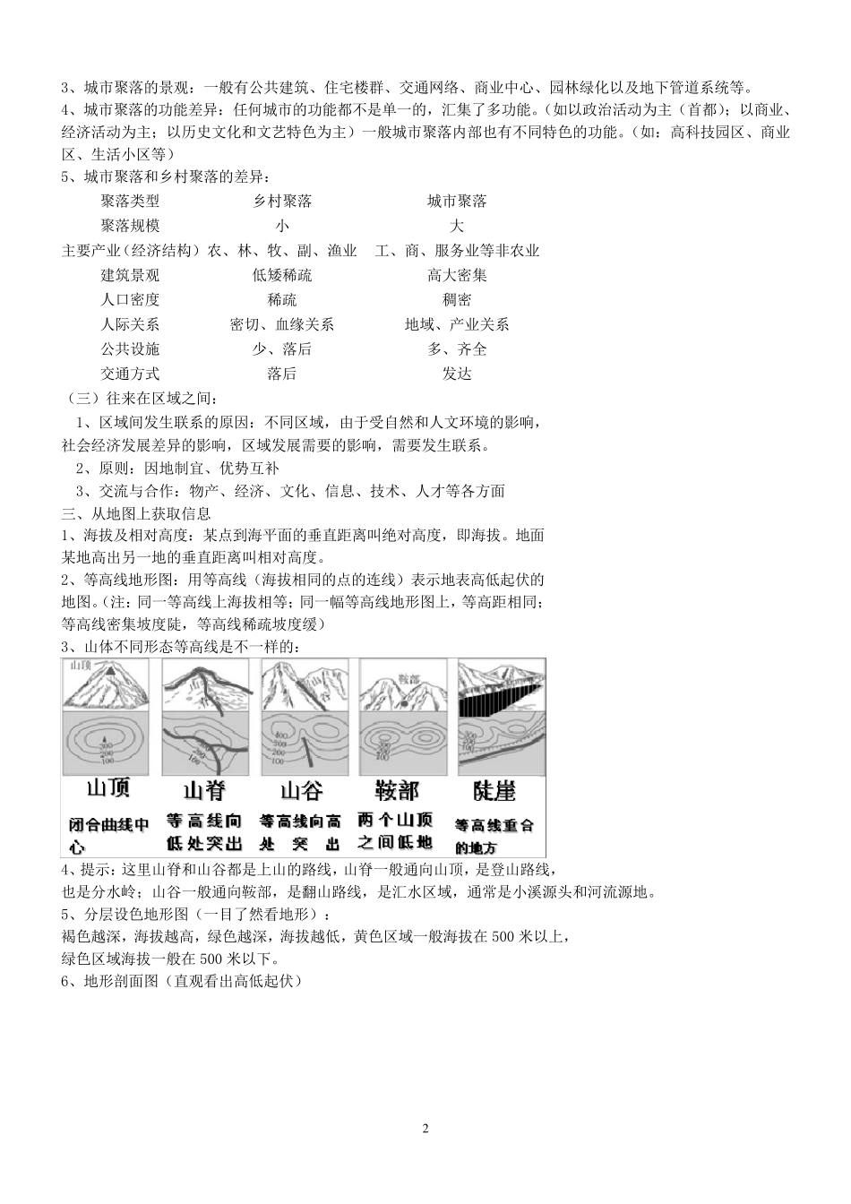 《历史与社会》七年级上册知识点汇总_第2页