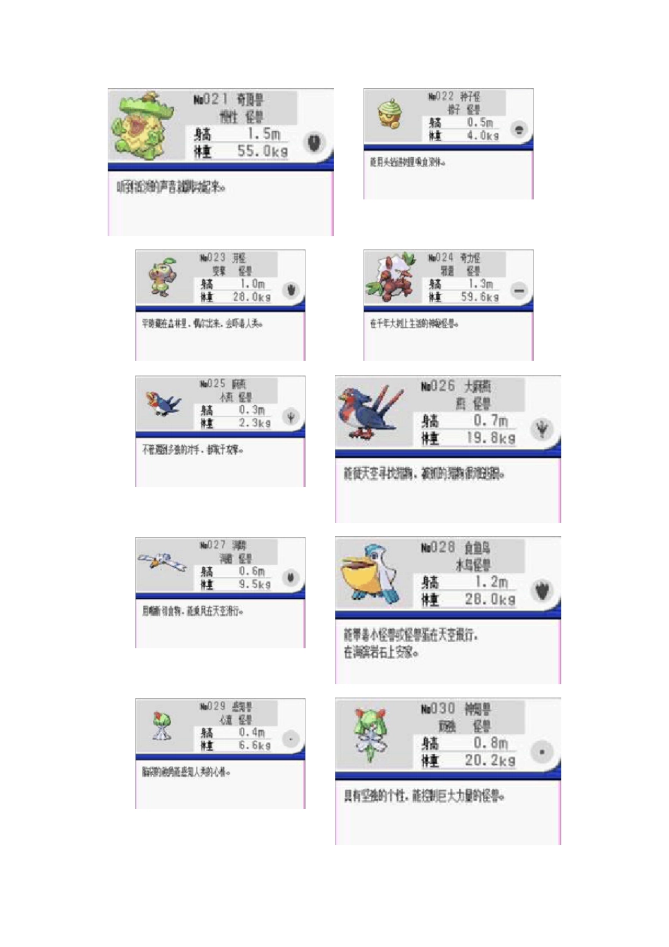 《口袋妖怪红蓝宝石》怪兽图鉴(386)_第3页