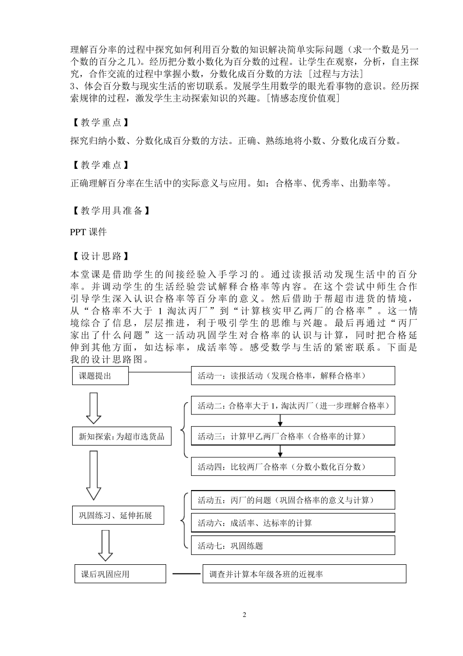 《合格率》教学设计_第2页