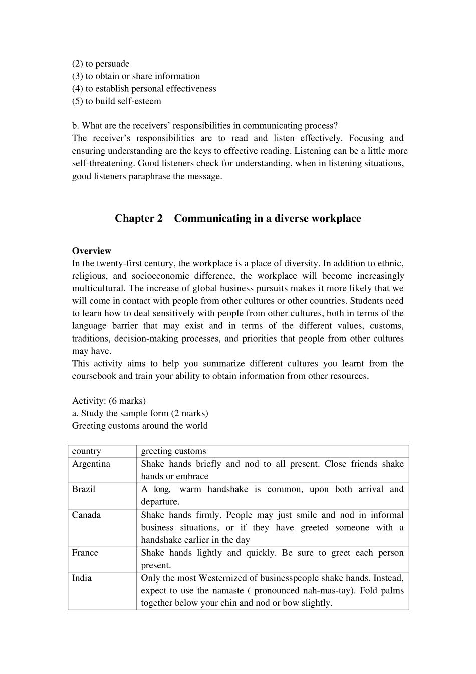《商务交际英语1》形成性考核册及参考答桉_第2页