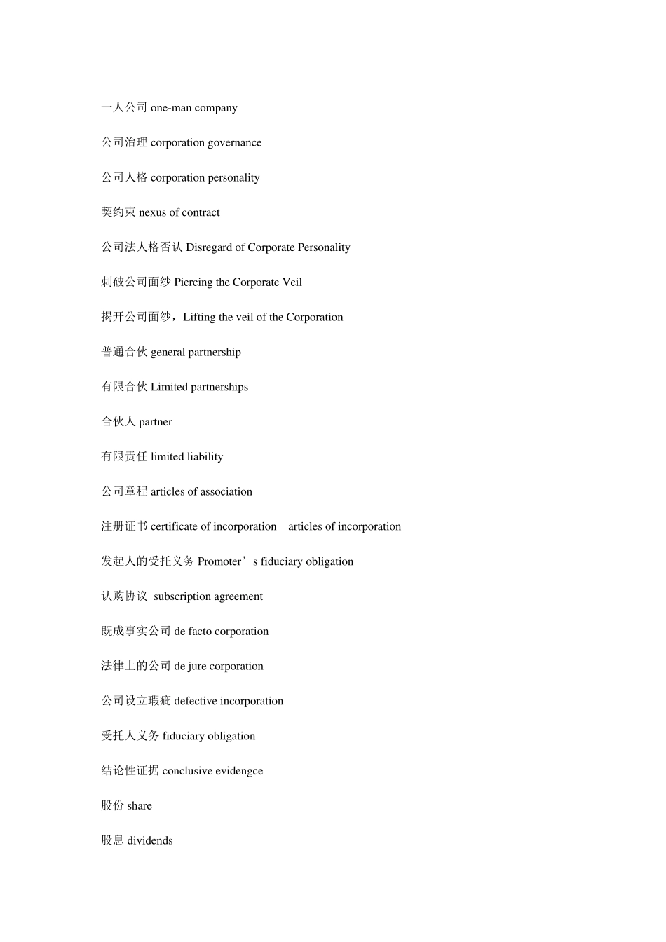 《商法学》商法英语词汇库_第3页