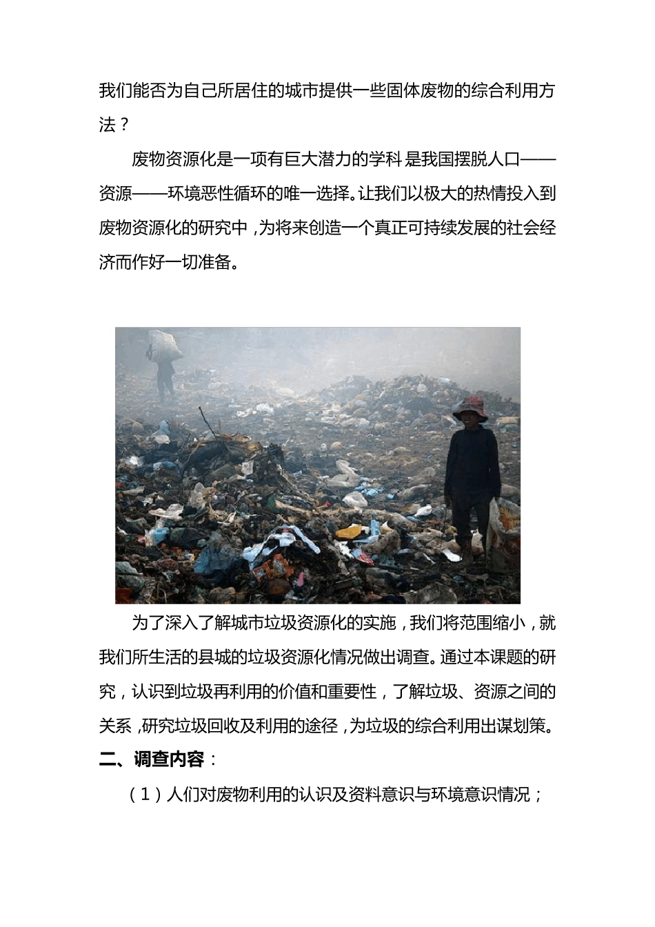 《城市垃圾资源化调查与设想》(完全版)_第3页