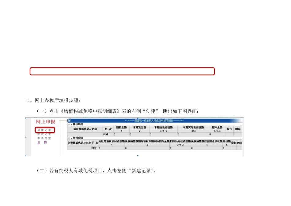《增值税减免税申报明细表》的填报事项说明_第2页