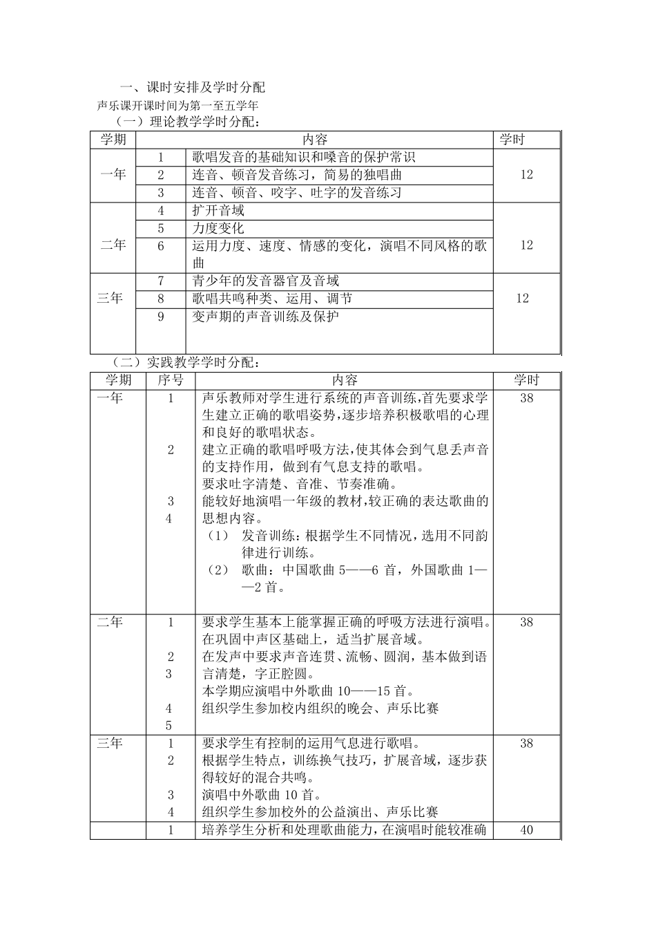 《声乐》教学大纲_第3页