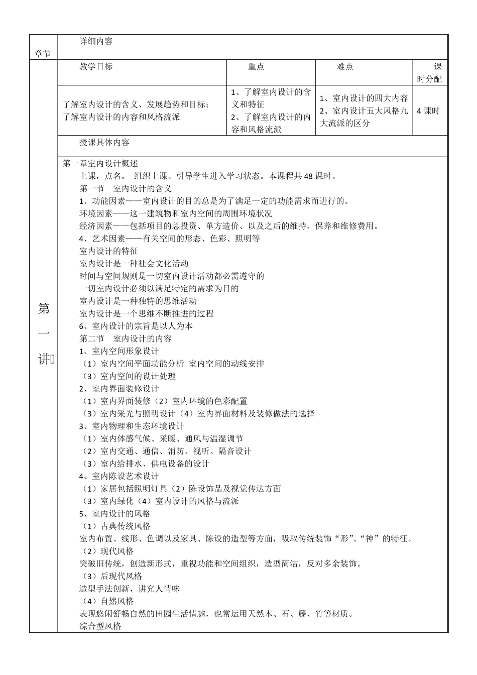 《室内设计原理》教案_第3页