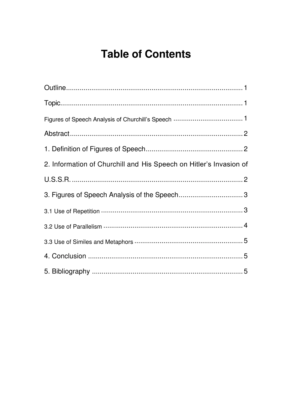 《就希特勒侵略苏联的演讲》的修辞学分析_第1页