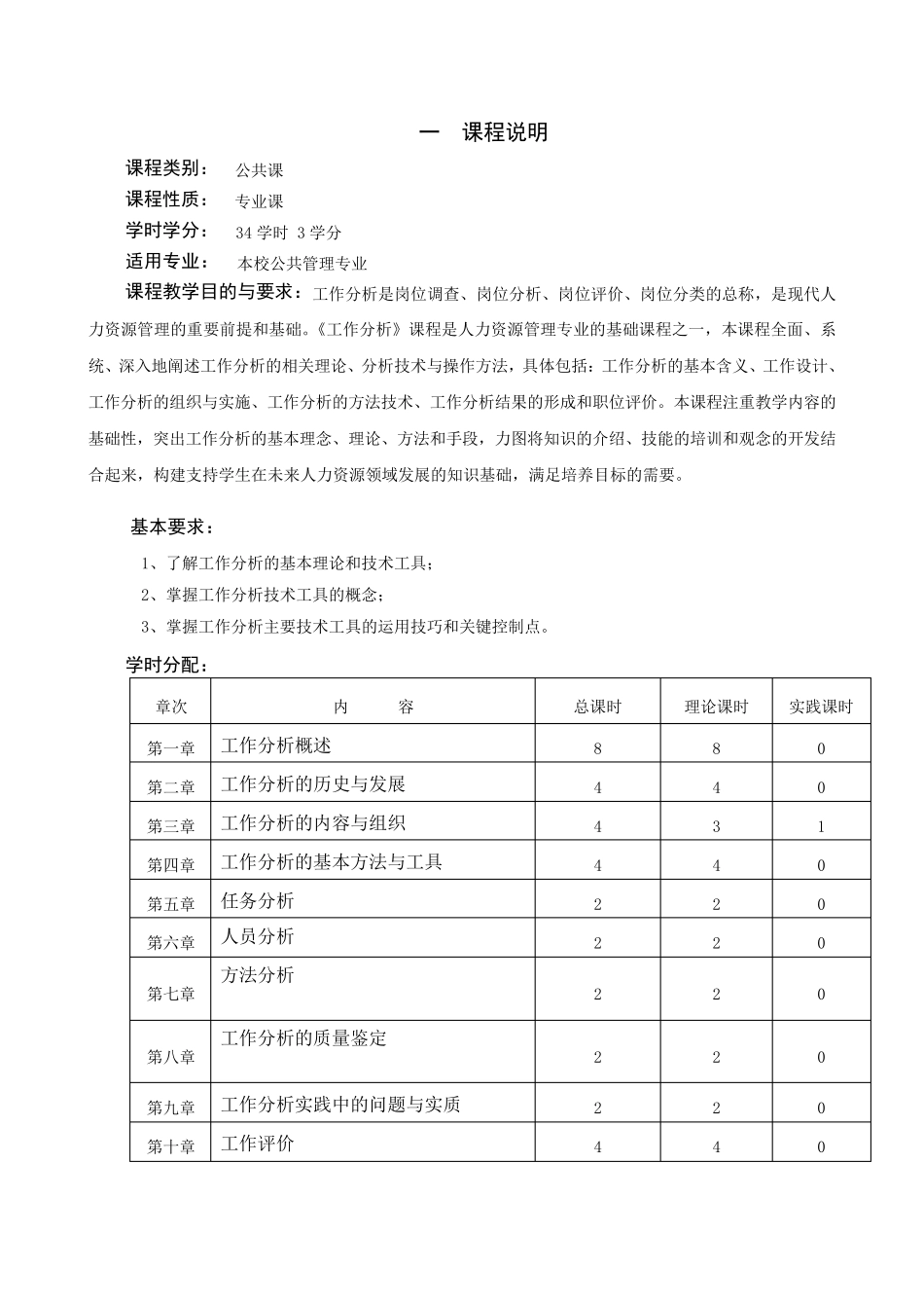 《工作分析的方法和技术》课程大纲_第2页