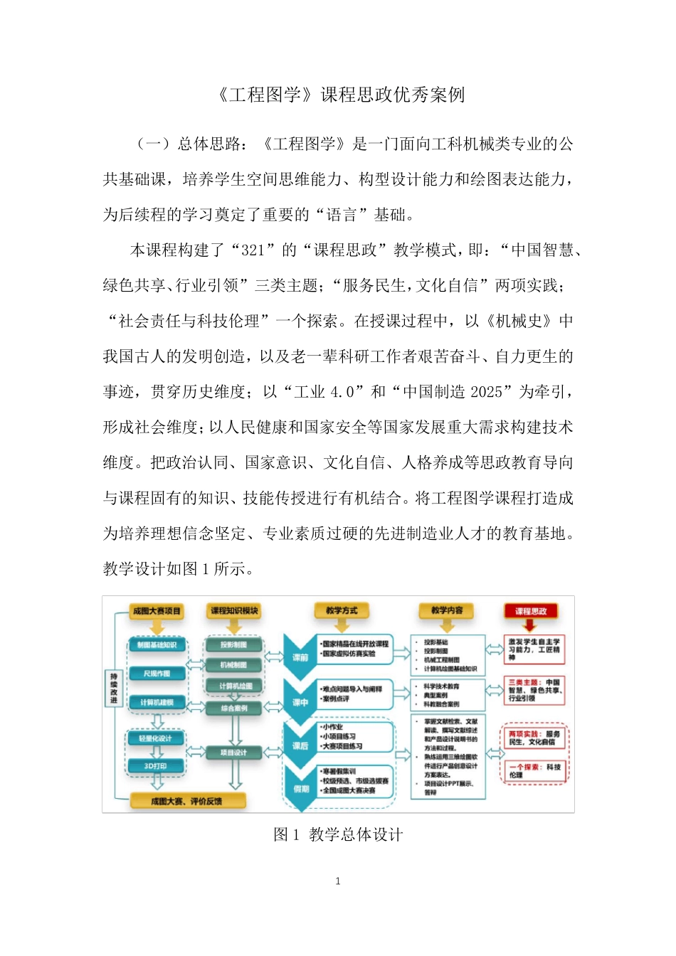 《工程图学》课程思政优秀案例_第1页