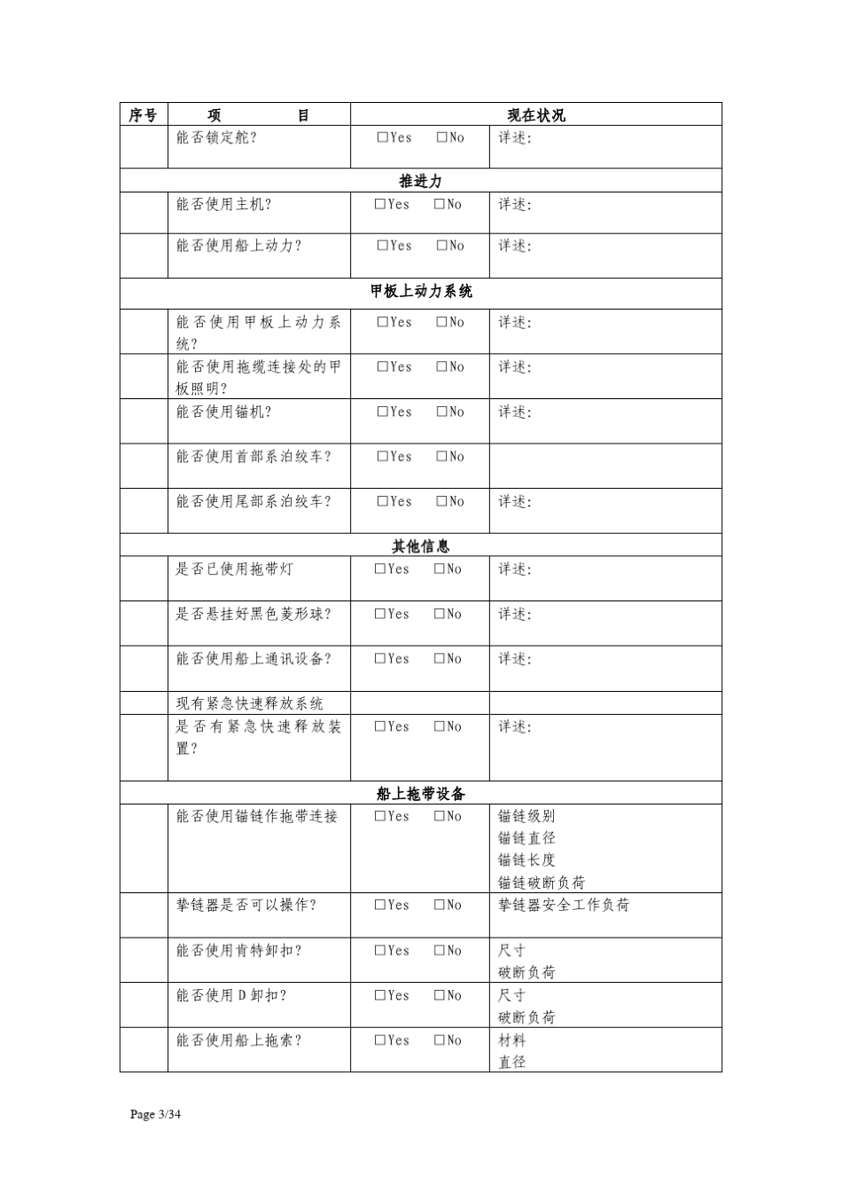 《应急拖带程序手册》样本_第3页