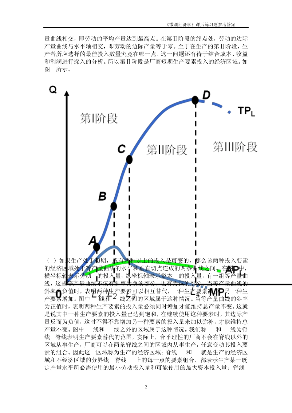 《微观经济学》课后练习题参考答案4_第2页