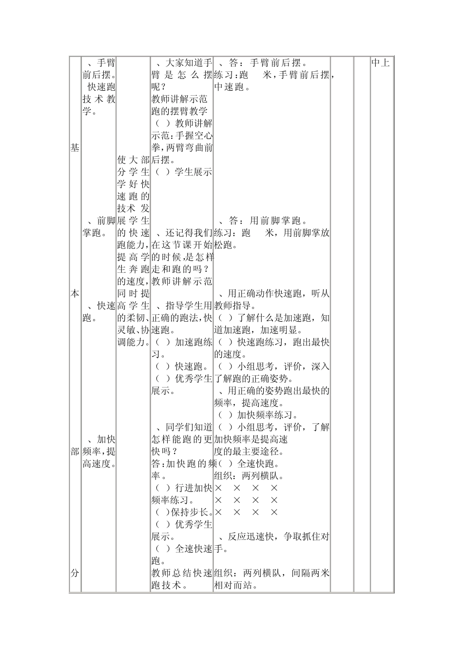 《快速跑》教案_第2页