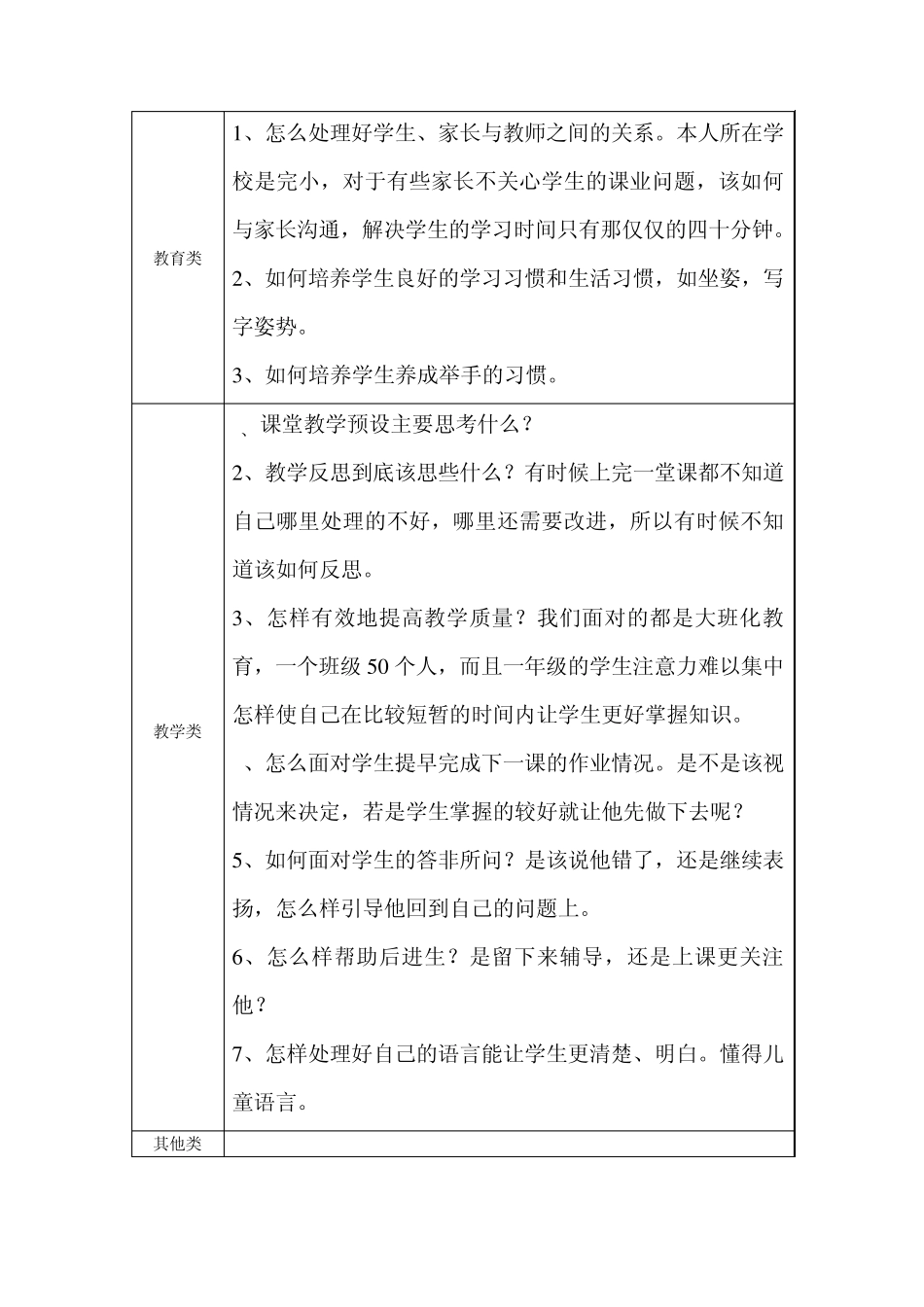 《我的教育教学问题和故事》_第1页