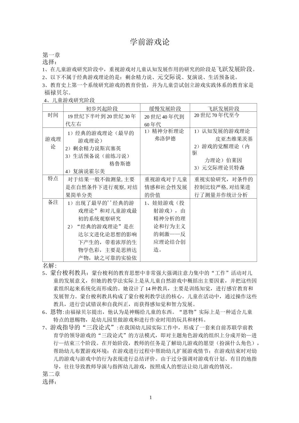 (自考必过)学前游戏论_第1页